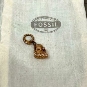 Fossil Rose Gold Tone Stainless Steel Baby Bootie